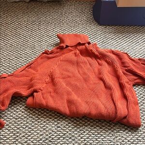 Women's Orange Sweater